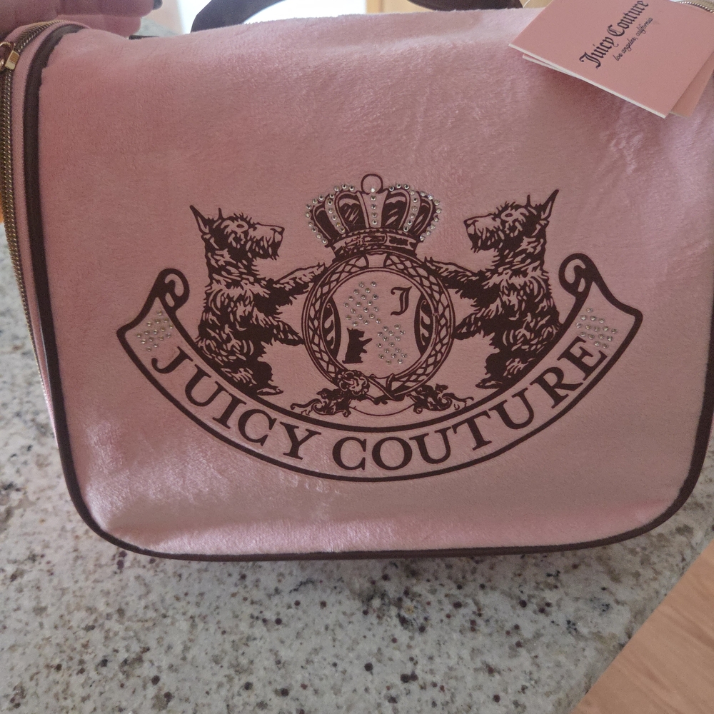 Juicy Couture Pink Cosmetic Bag